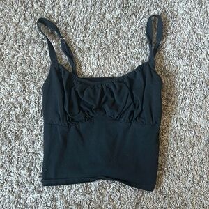 holister black tank top